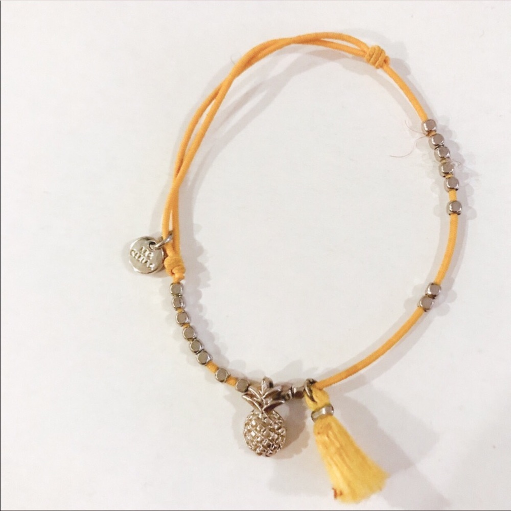 Yellow Stretch Pineapple Bracelet